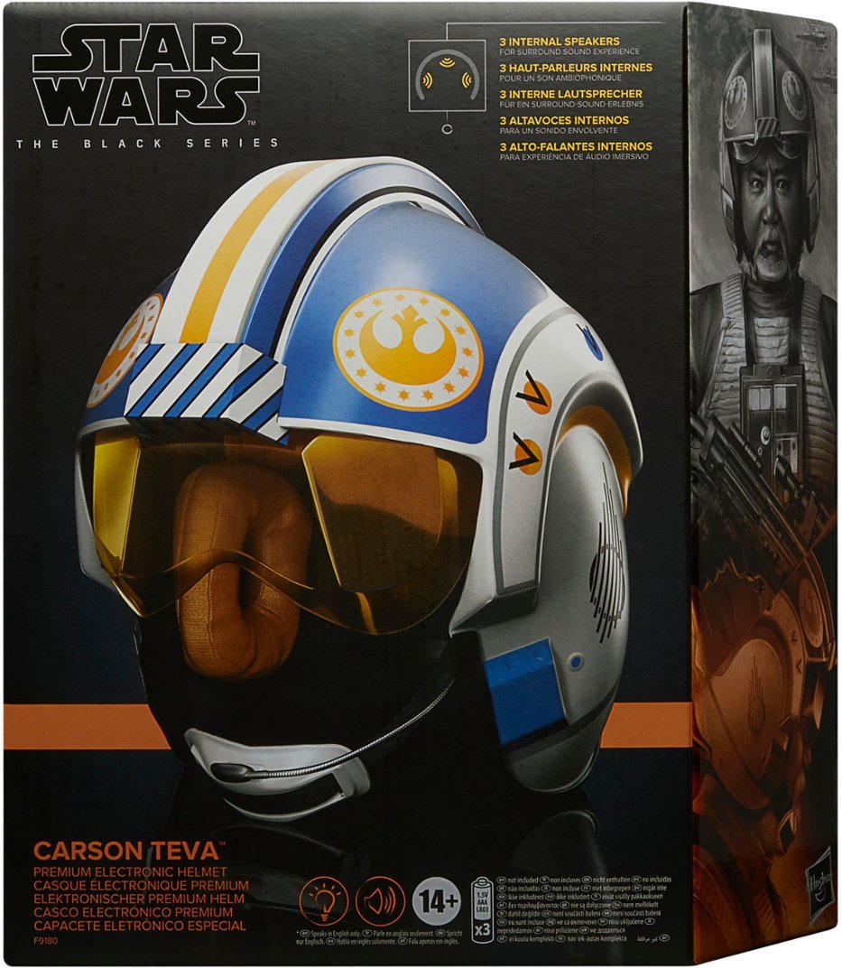 TM The Black Series Carson Teva Electronic X-Wing Pilot Helmet 2