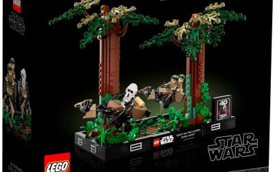 New Return of the Jedi Endor Speeder Chase Diorama Lego Set available now!