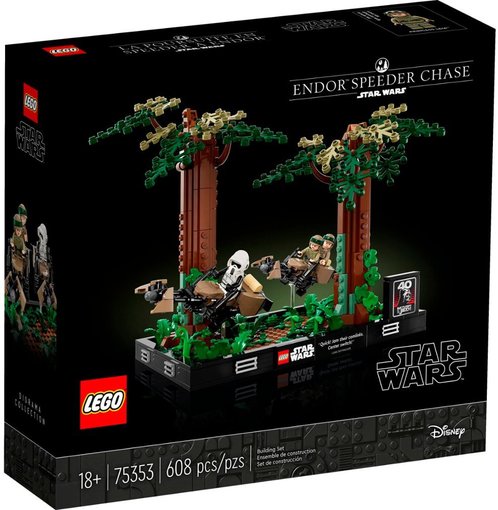 ROTJ Endor Speeder Chase Diorama Lego Set 1