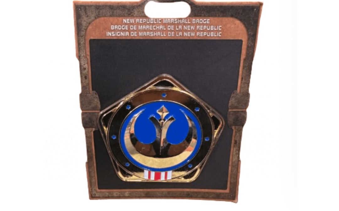 New Star Wars Galaxy's Edge New Republic Magnetic Marshall Badge available now!