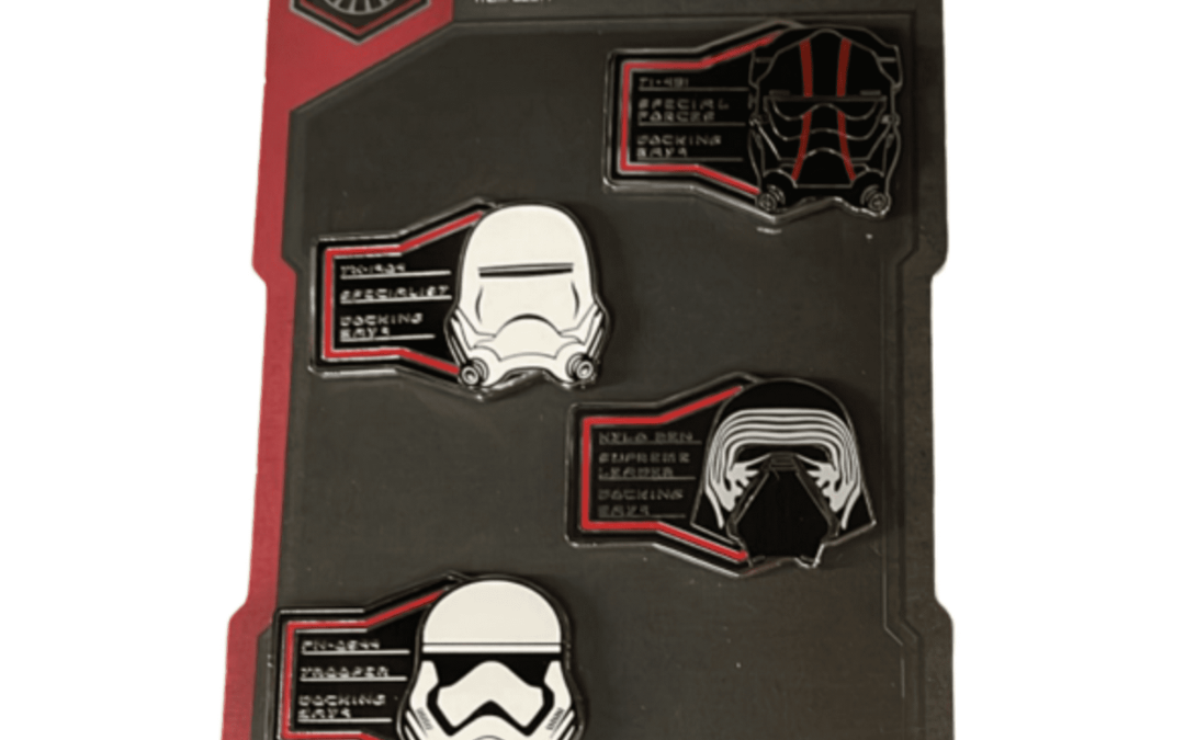 New Star Wars Galaxy's Edge First Order Booster Pin Set available now!
