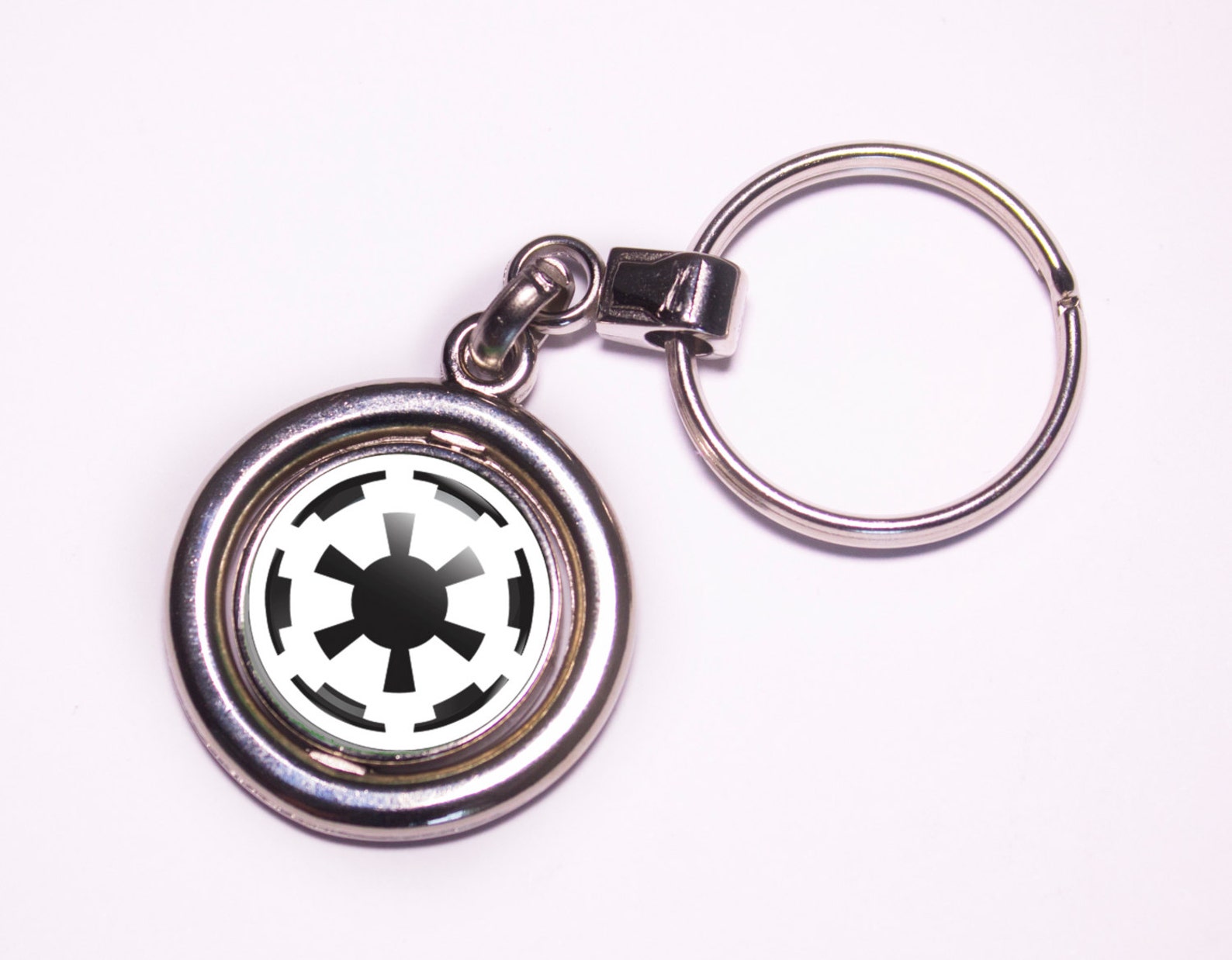 SW Stormtrooper/Galactic Empire Spinner Keyring 2