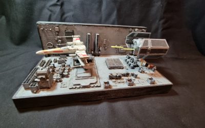 New A New Hope Death Star Chase Book Nook Diorama available now!