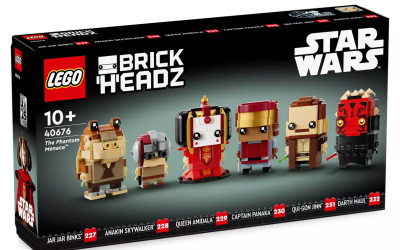 New The Phantom Menace Brick Headz Lego Figure Set available now!