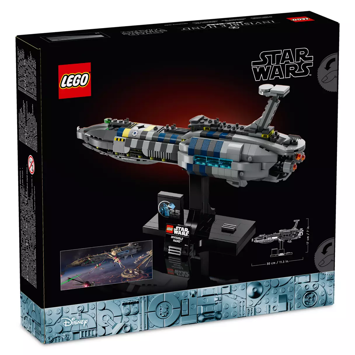 ROTS Invisible Hand Starship Lego Set 2