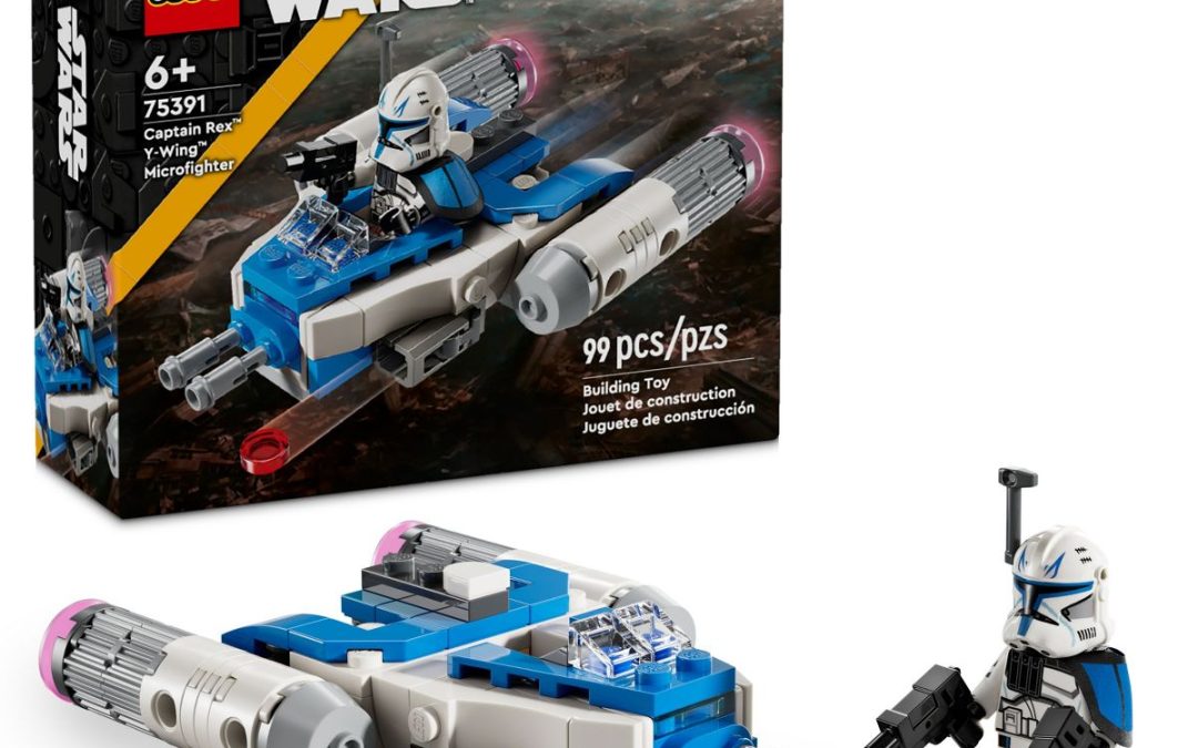 New Star Wars The Clone Wars Captain Rex Y-Wing Microfighter Lego Set available!