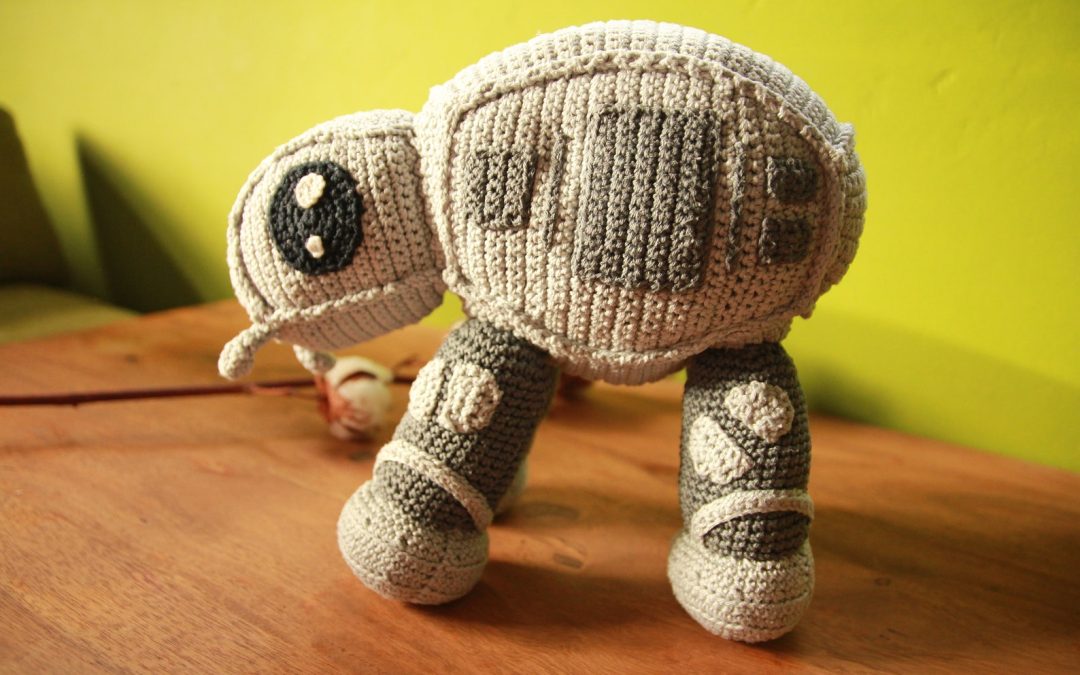 New Star Wars Imperial AT-AT Walker Crocheted Handmade Toy available now!