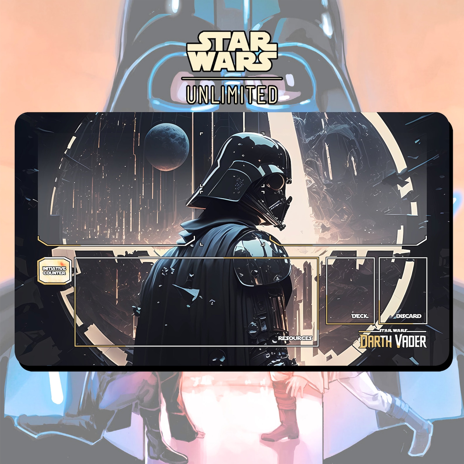 SW Unlimited Darth Vader Conquest Trading Card Game TCG Playmat 1