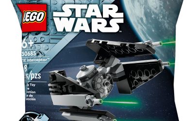 New Star Wars Imperial Tie Interceptor Easy-To-Build Model Lego Set available now!