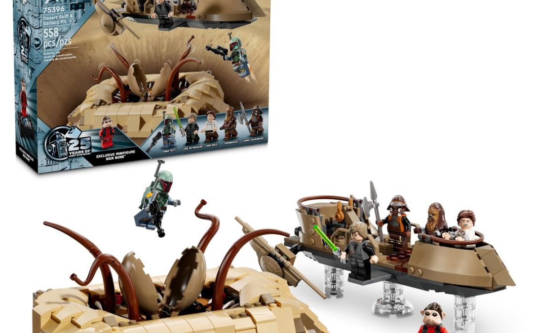 New Return of the Jedi Desert Skiff & Sarlacc Pit Lego Set available now!