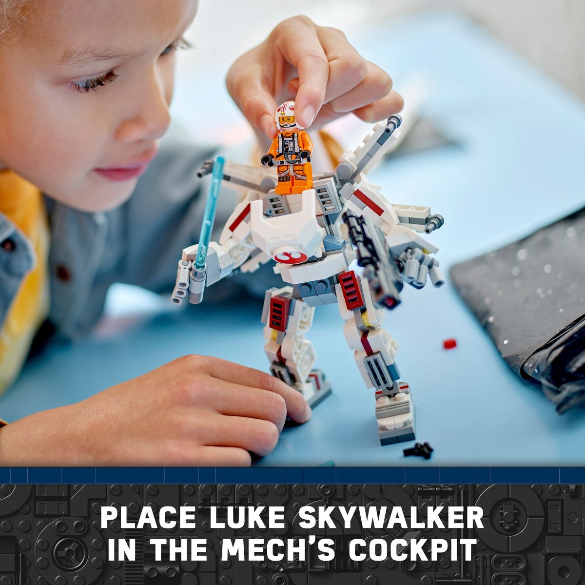 SW Luke Skywalker X-Wing Mech Buildable Lego Set 2