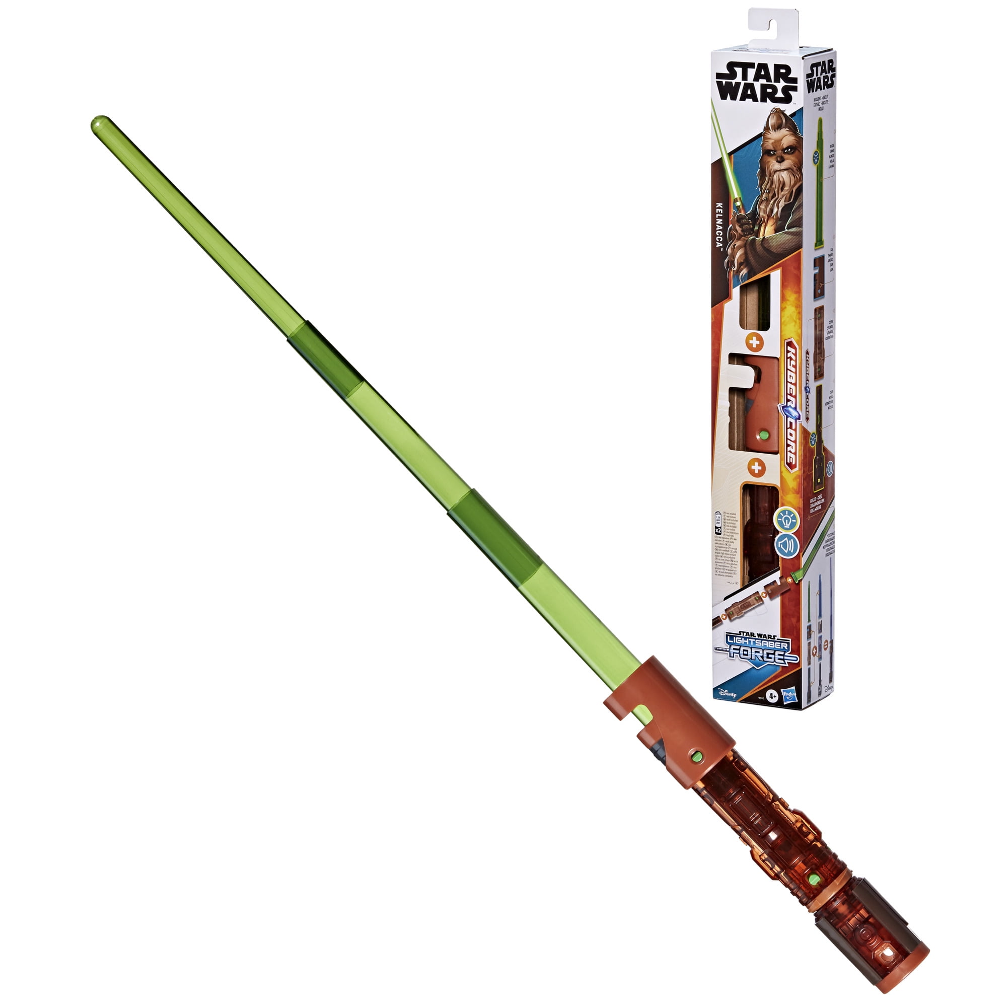 SW Lightsaber Forge Kyber Core Kelnacca Green Customizable Electronic Lightsaber 4