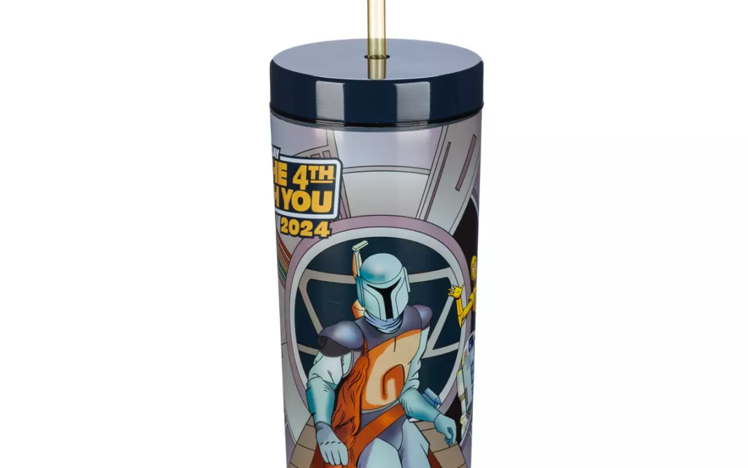 New Star Wars May the 4th Be With You 2024 Allover Scenic Print Stainless Steel Water Bottle available!