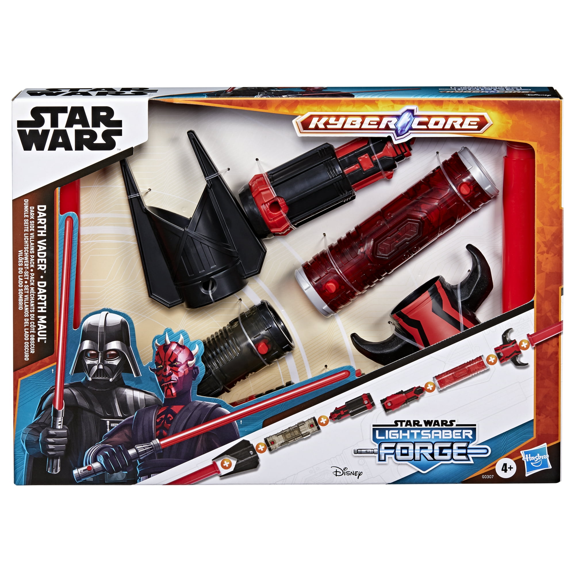 SW Lightsaber Forge Kyber Core Dark Side Customizable Lightsabers Villains Pack 1