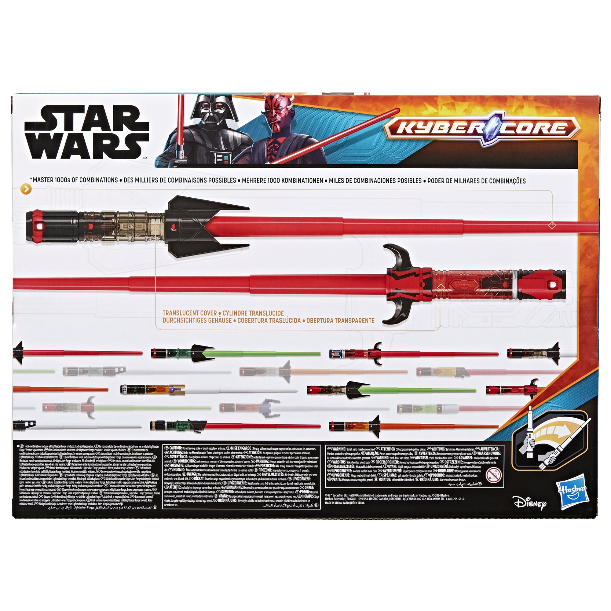 SW Lightsaber Forge Kyber Core Dark Side Customizable Lightsabers Villains Pack 2