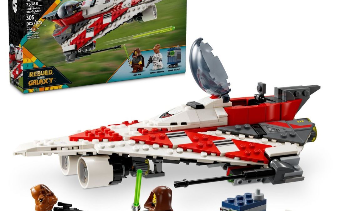 New Star Wars Rebuild The Galaxy Jedi Bob's Starfighter Lego Set available now!