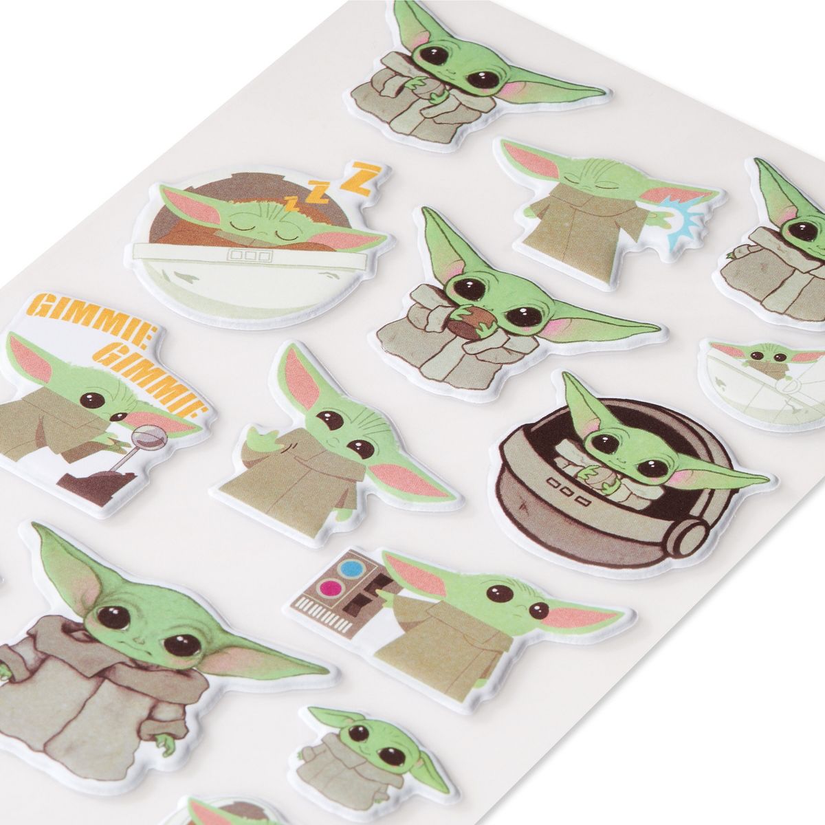 TM The Child (Grogu) Puffy Stickers Set 4