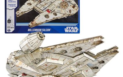 New Star Wars Millennium Falcon Model Kit Puzzle Set available now!