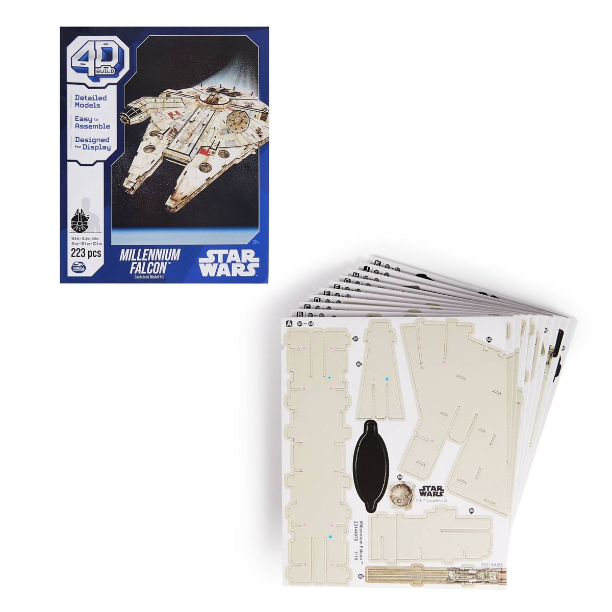 SW Millennium Falcon Model Kit Puzzle Set 4