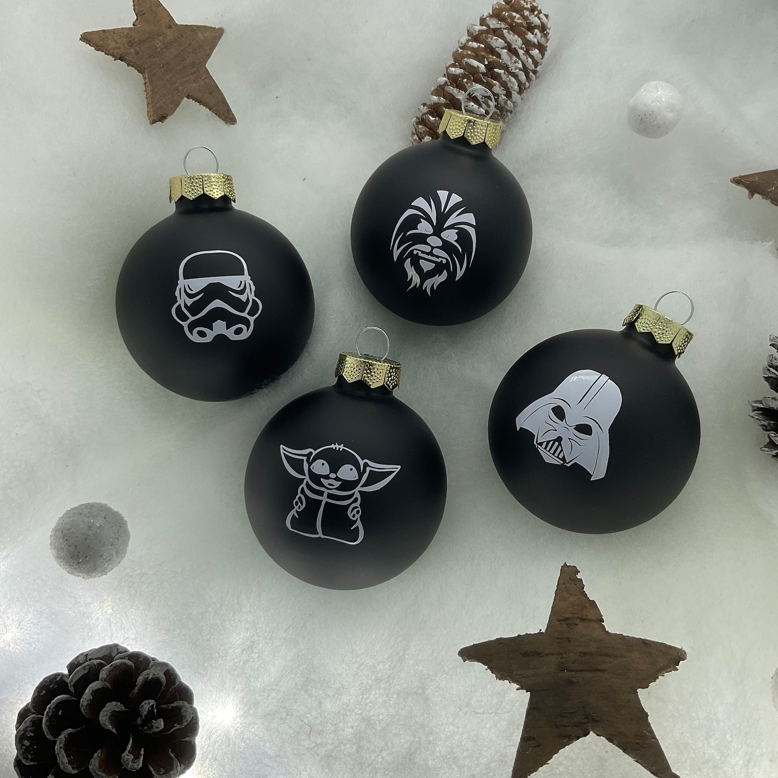 SW Inspired Christmas Tree Ornament Balls 1