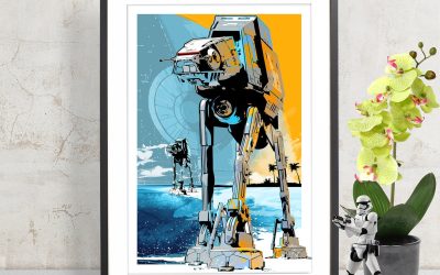 New Rogue One Imperial AT-AT Walker Art Print Poster available now!