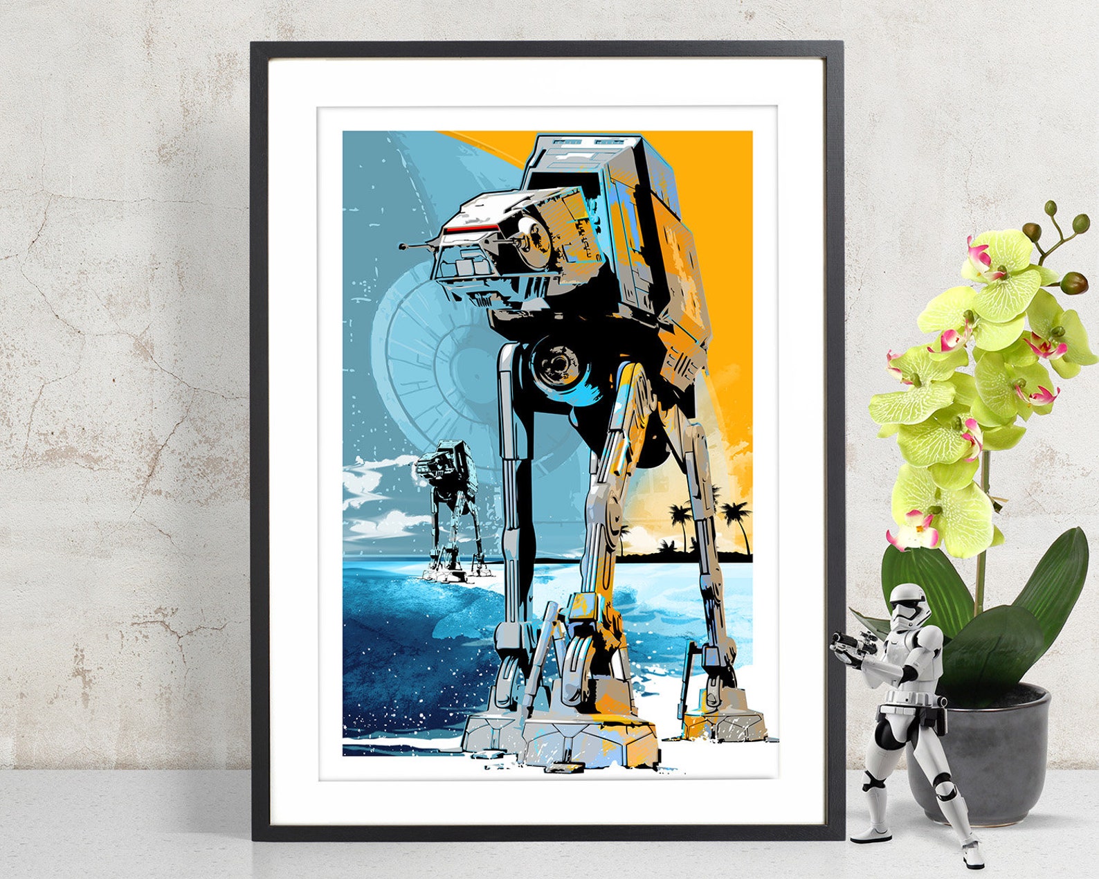 RO: ASWS Imperial AT-AT Walker Art Print Poster 1