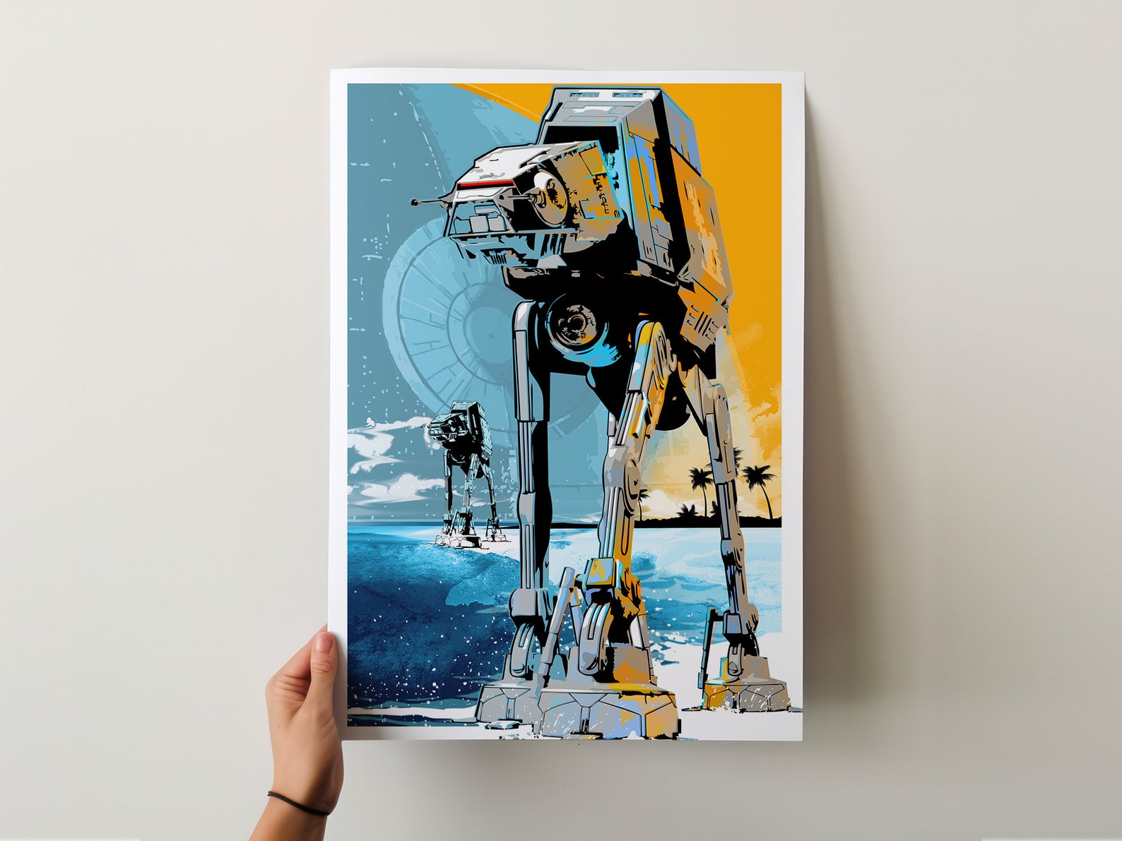 RO: ASWS Imperial AT-AT Walker Art Print Poster 2