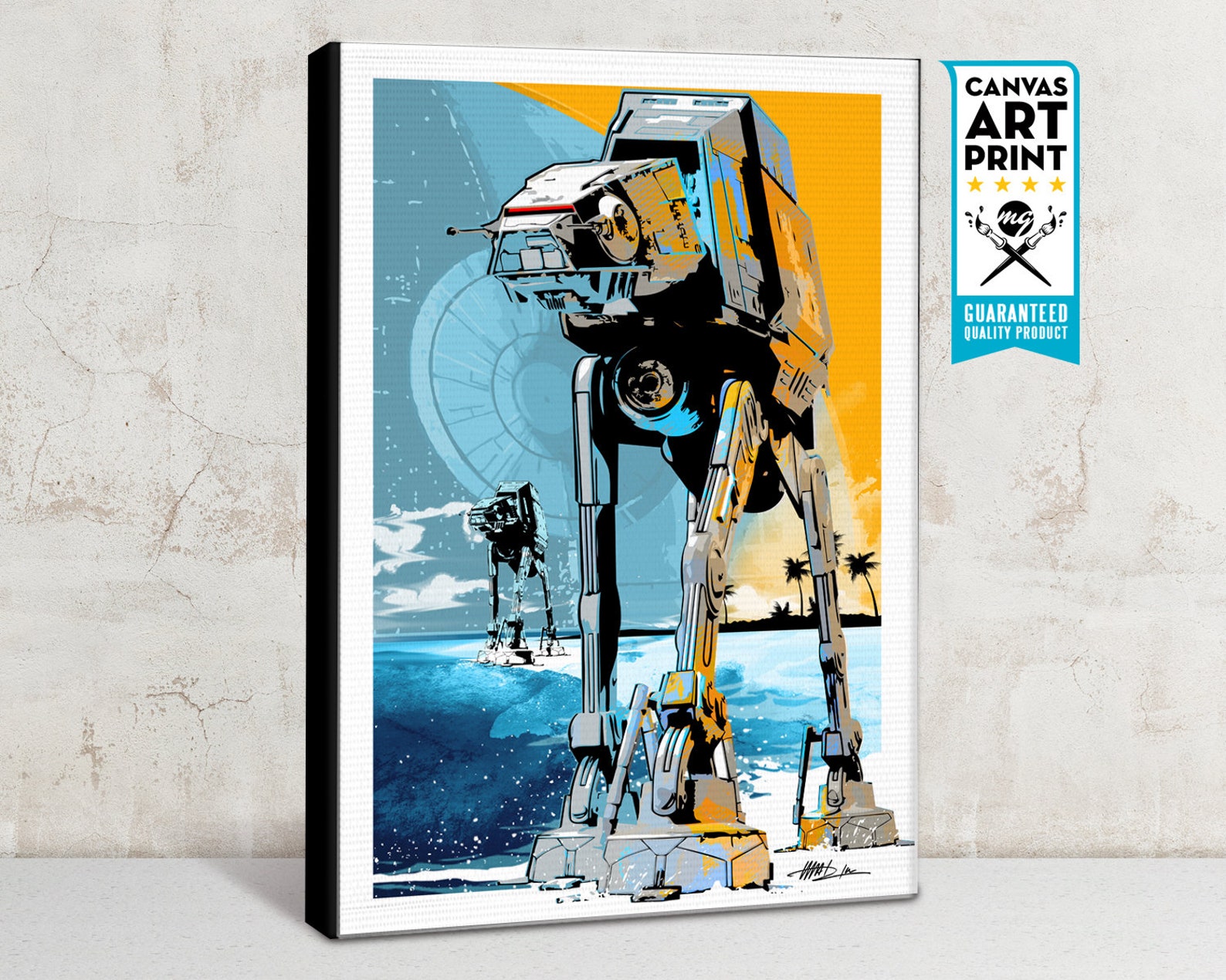 RO: ASWS Imperial AT-AT Walker Art Print Poster 3