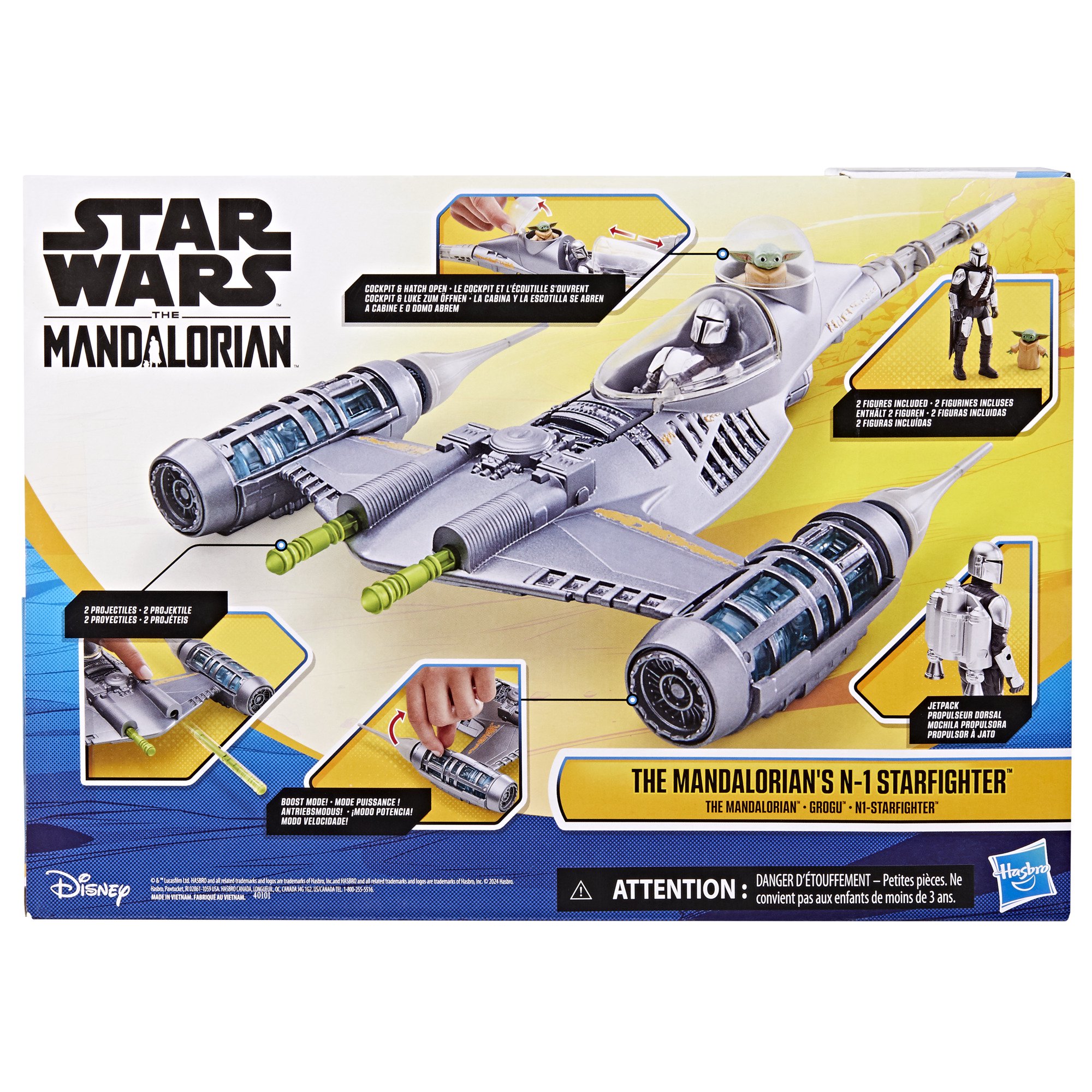 TM Epic Hero Series N-1 Starfighter Vehicle Play Set 2