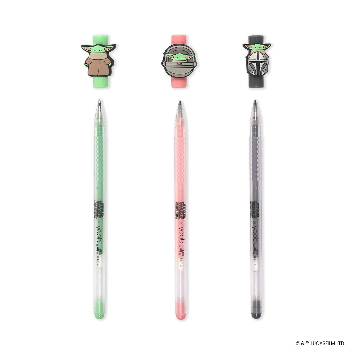 TM Character Gel Pen with Charms 3-Pack 4