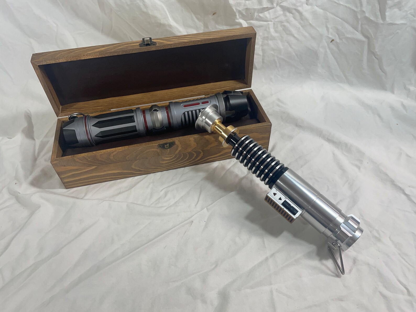 SW Inspired Wooden Lightsaber Box 6