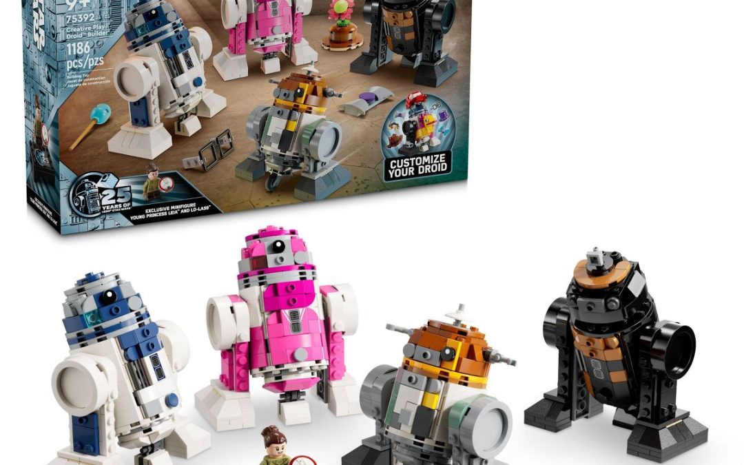 New Star Wars Creative Play Droid Builder Lego Set available now!