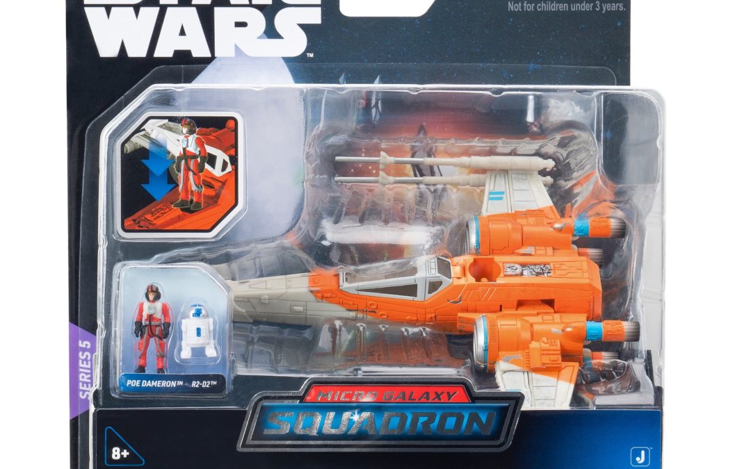 New The Rise of Skywalker Micro Galaxy Squadron Poe Dameron's T-70 X-wing Starfighter Set available!