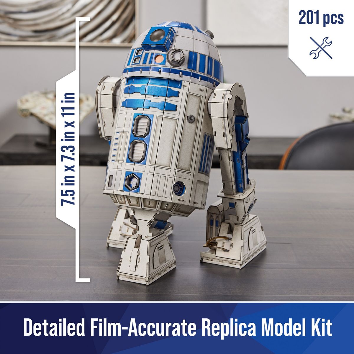 SW 4D BUILD R2-D2 Model Puzzle Kit 3