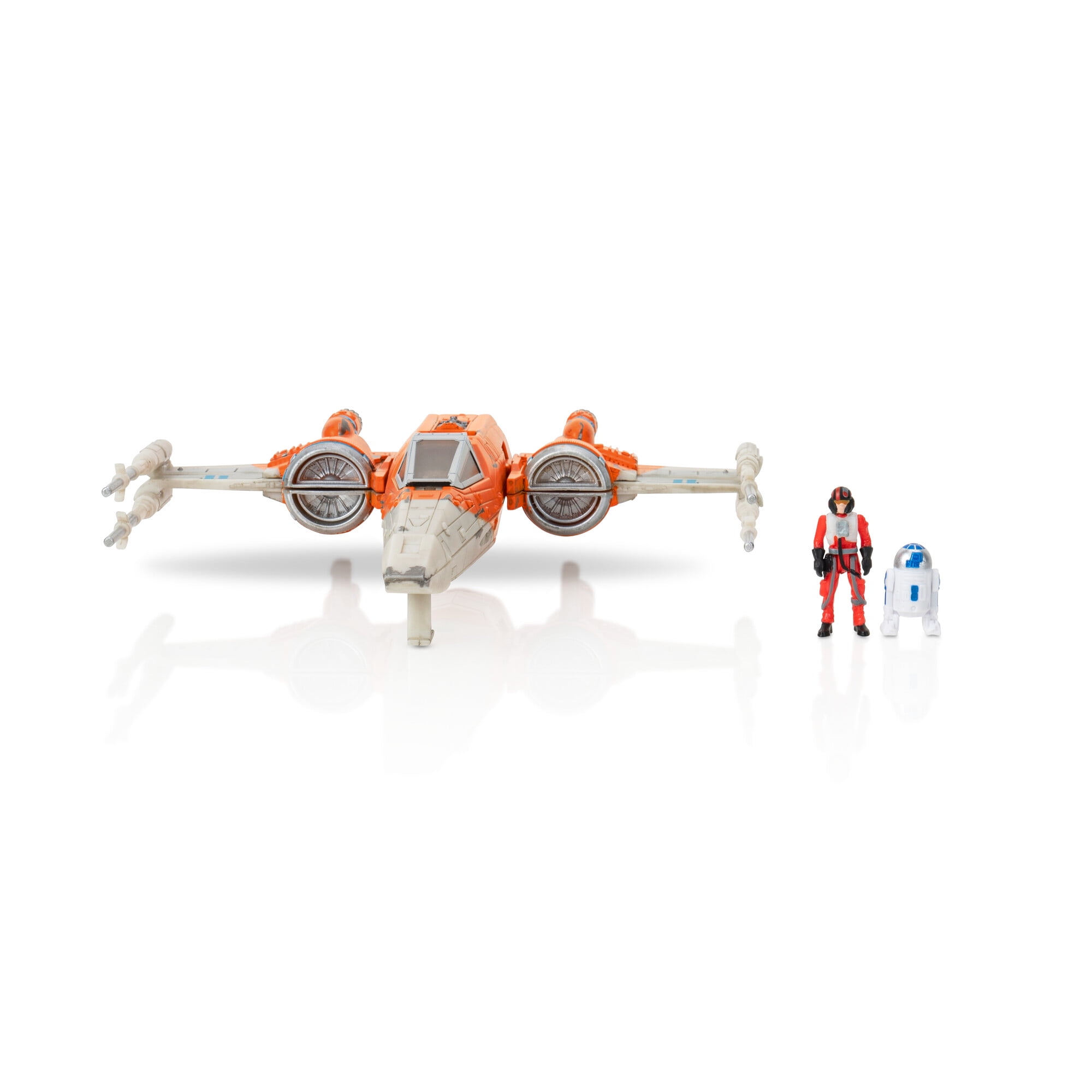 TROS Micro Galaxy Squadron Poe Dameron's T-70 X-wing Starfighter Set 3