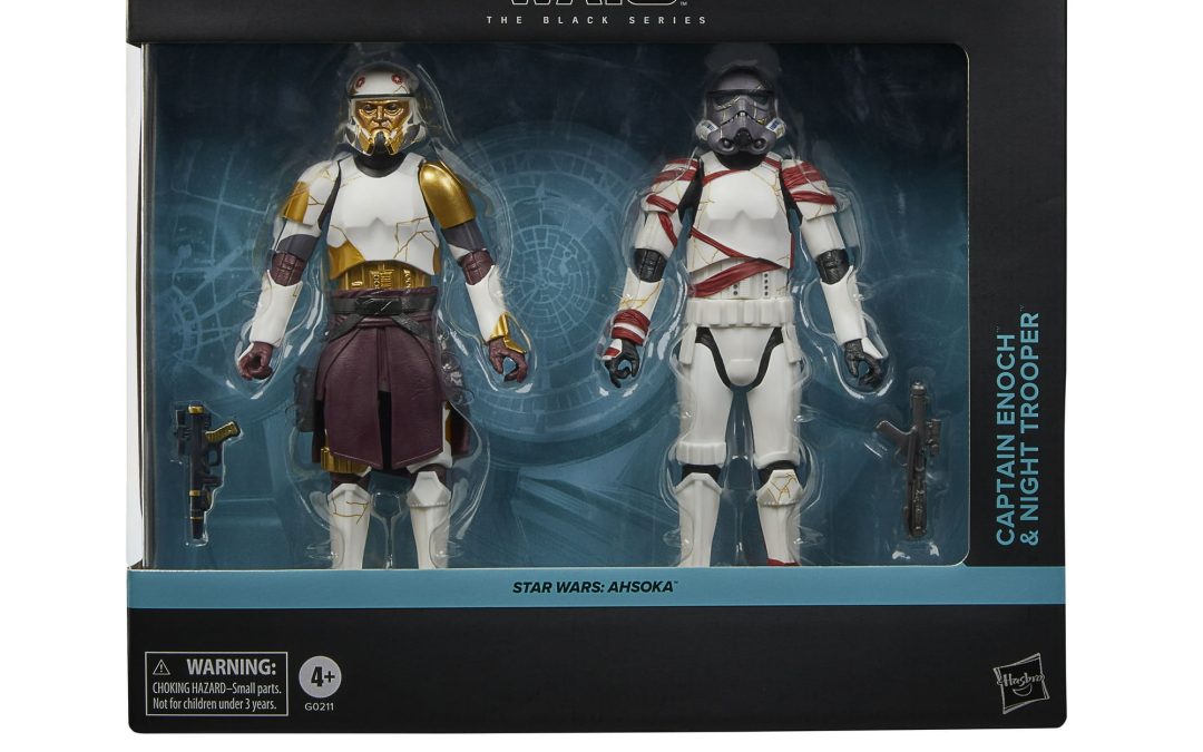 New Star Wars Ahsoka Captain Enoch & Night Trooper Black Series Figure 2-Pack available for pre-order!