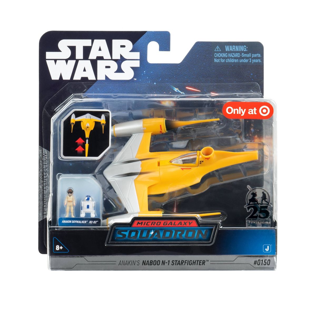 TPM Micro Galaxy N-1 Starfighter and Figure Play Set 1