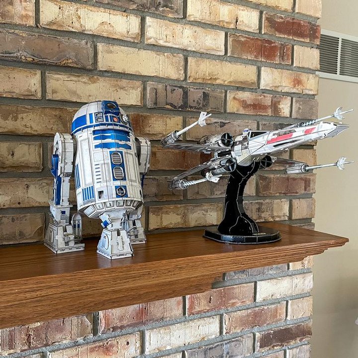 SW 4D BUILD R2-D2 Model Puzzle Kit 4