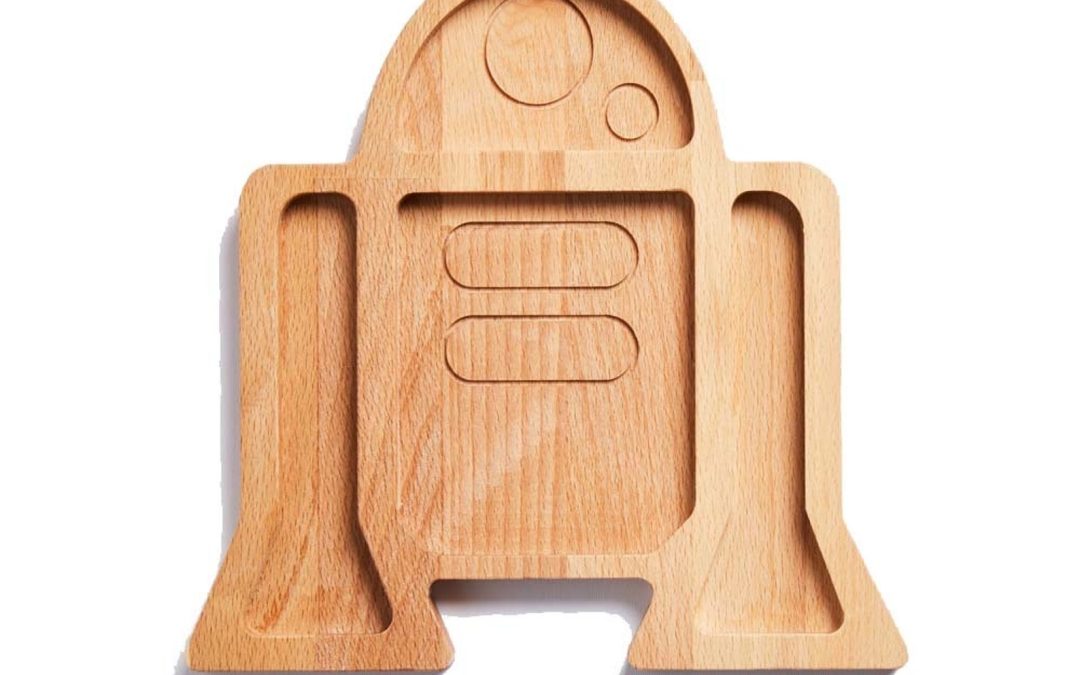 New Star Wars R2-D2 Wooden Droid Desktop Organizer Tray available now!