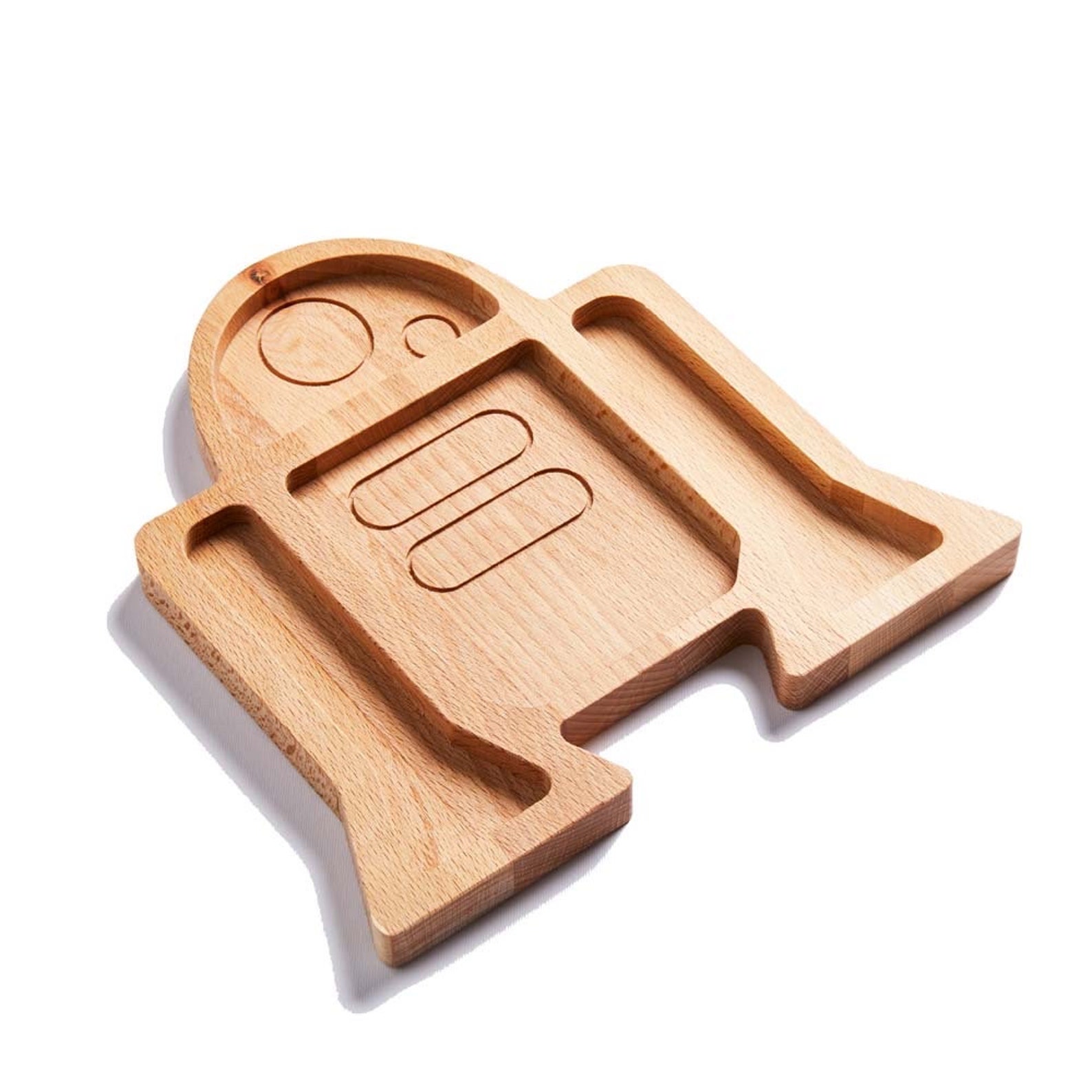 SW R2-D2 Wooden Droid Desktop Organizer Tray 3