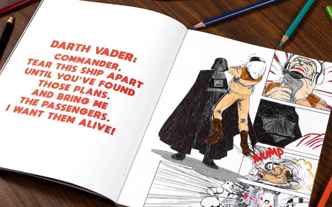 New A New Hope Manga Coloring Book available now!