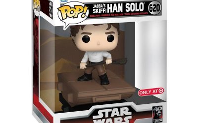 New Return of the Jedi Funko Pop! Jabba's Skiff: Han Solo Bobble Head Toy available now!