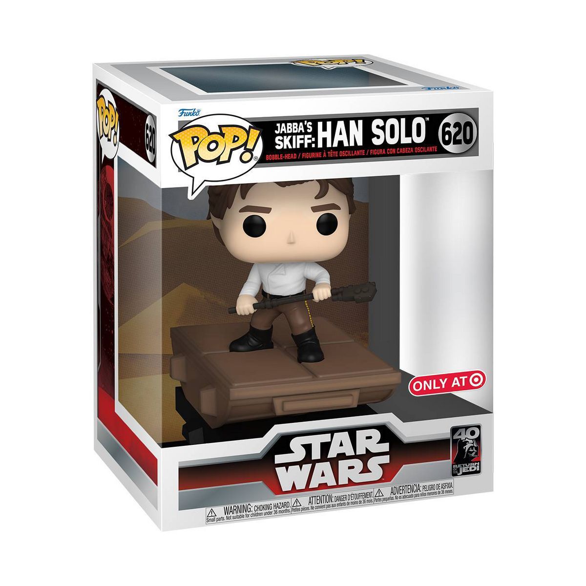 ROTJ Funko Pop! Jabba's Skiff: Han Solo Bobble Head Toy 1