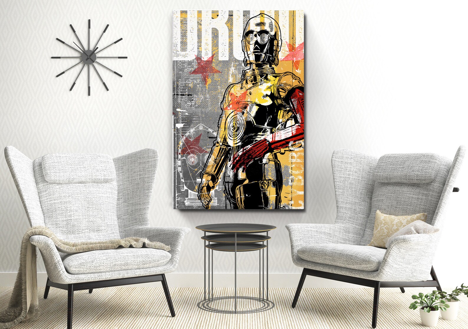 SW C-3P0 Patent Fan Art Print Poster 4