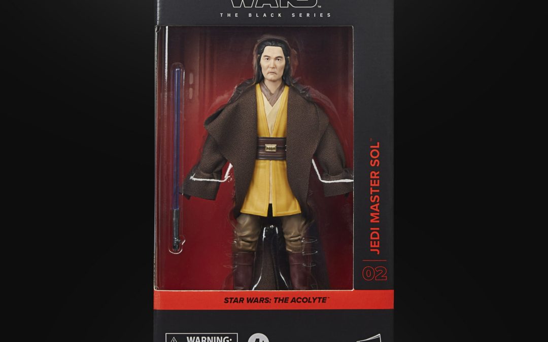 New Star Wars The Acolyte Jedi Master Sol Black Series Collectable Figure available now!