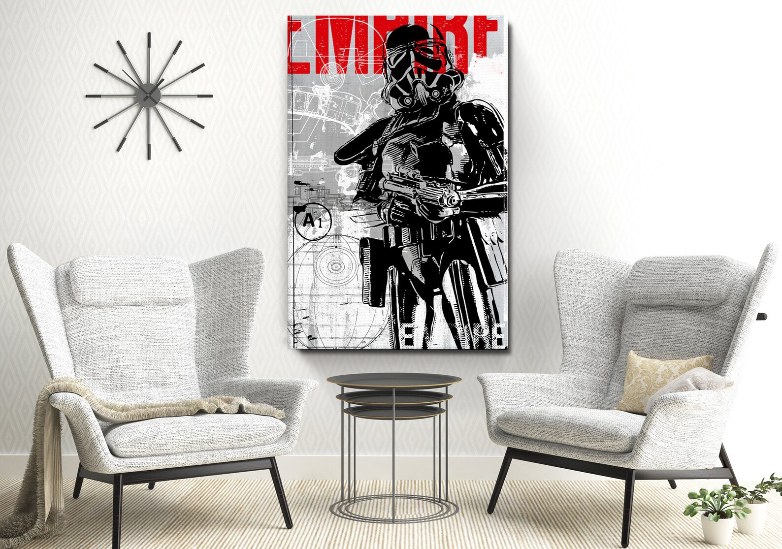 SW Imperial Shadowtrooper Illustration Art Print Poster 4