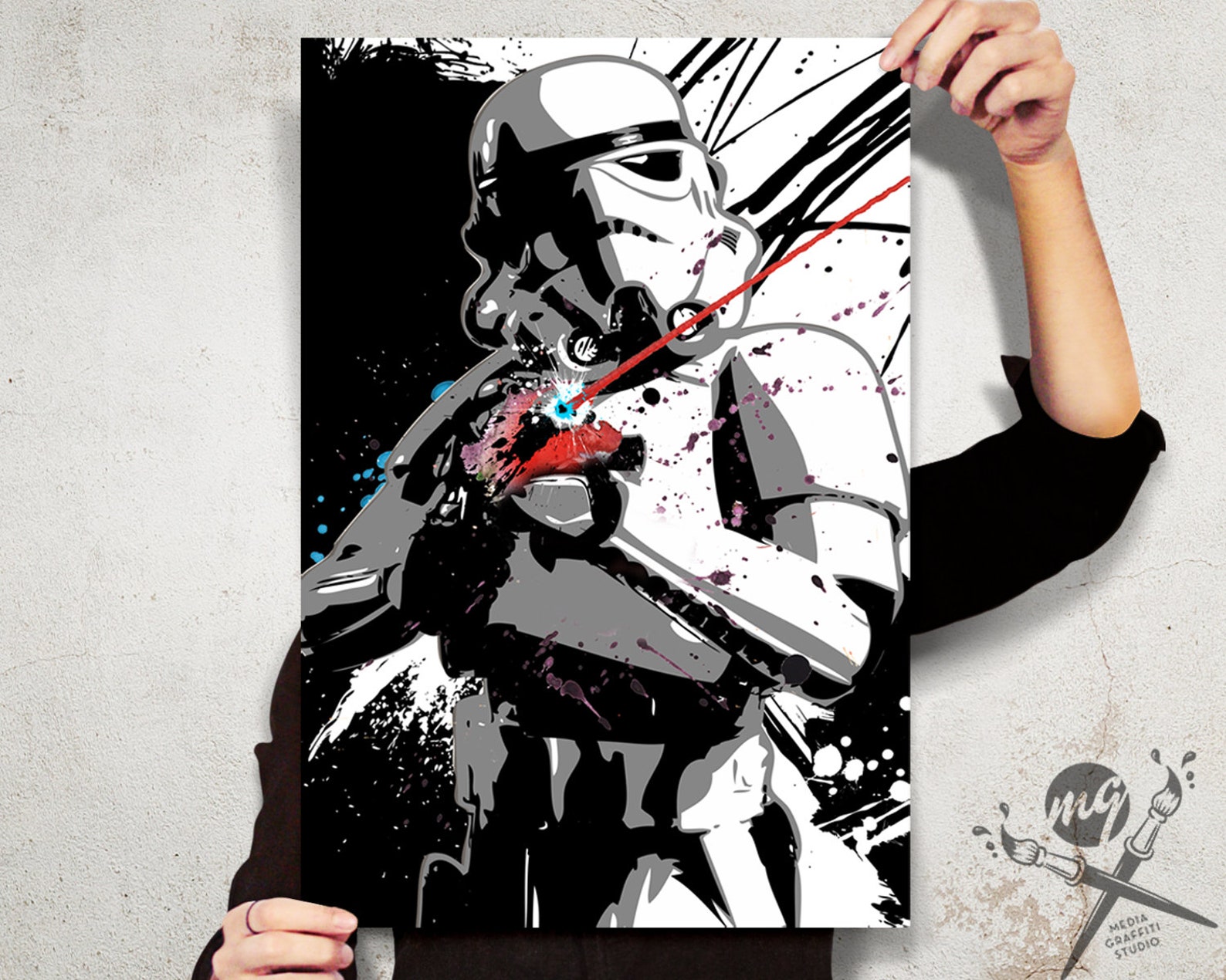 SW Imperial Stormtrooper Art Print Decor Poster 2