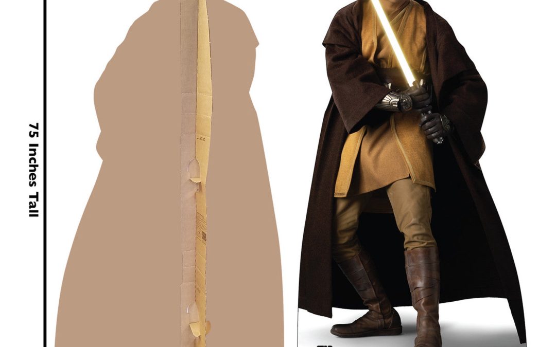 New Star Wars The Acolyte Jedi Knight Yord Fandar Life-Size Cardboard Cutout available now!