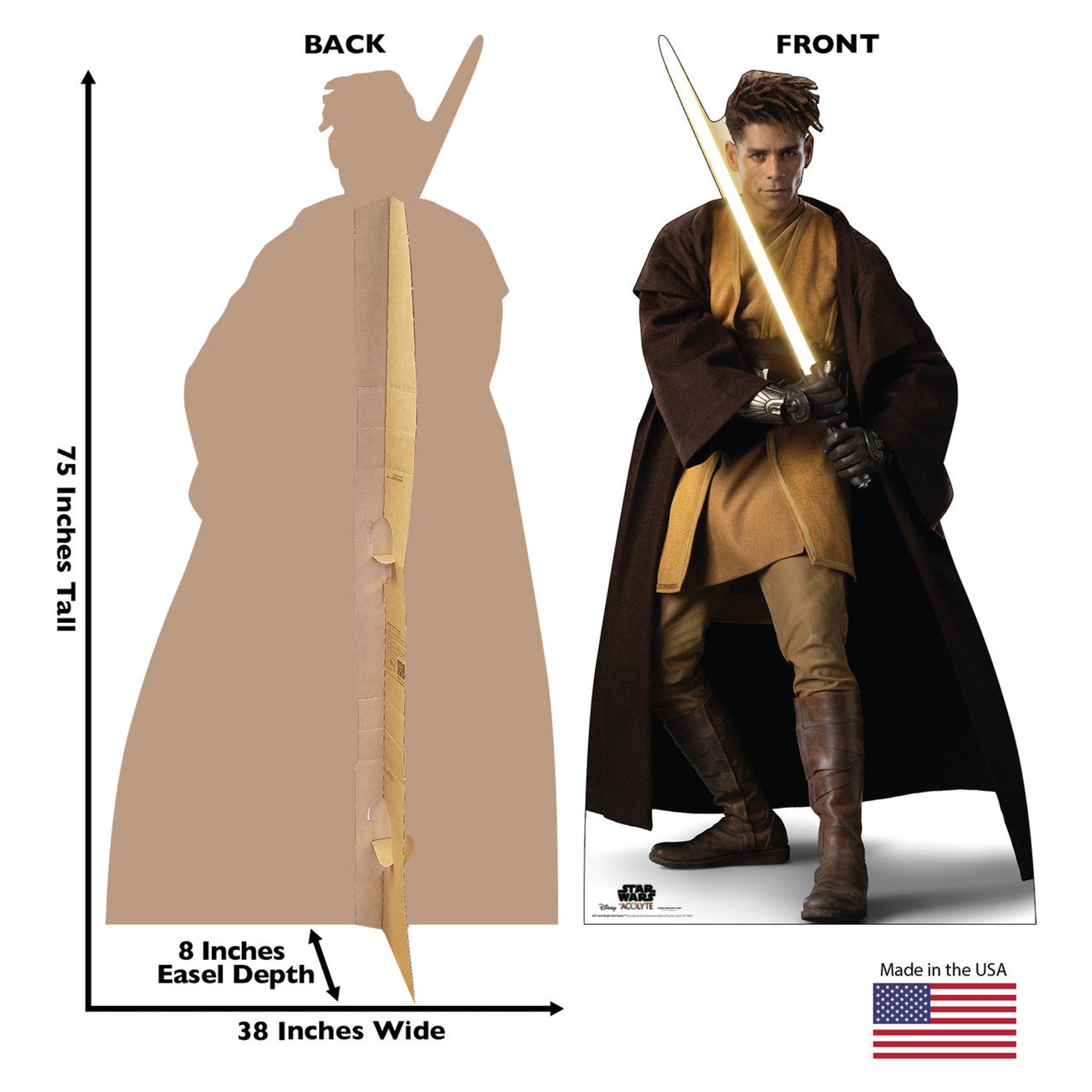 SWTA Jedi Knight Yord Fandar Life-Size Cardboard Cutout 2