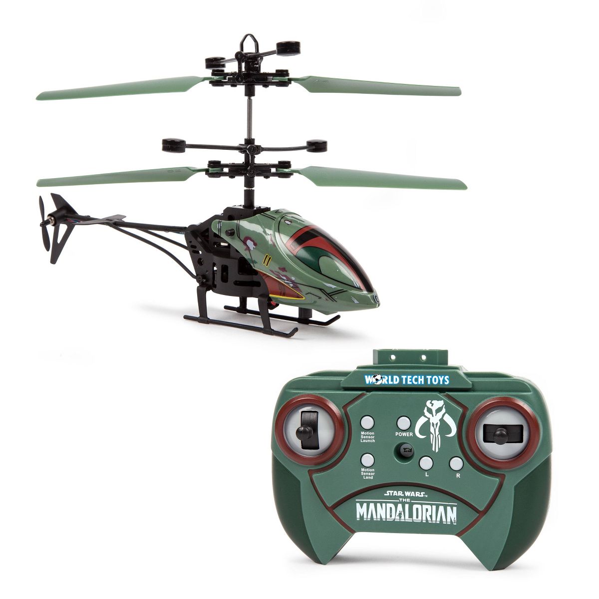 TM Boba Fett 2CH IR Remote Control Helicopter Toy 2